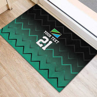 Tanzania Football Custom Rubber Doormat Retro 2023-24 Tanzania History - Wonder Print Shop