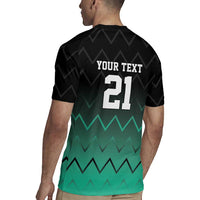 Tanzania Football Custom Rugby Jersey Retro 2023-24 Tanzania History - Wonder Print Shop