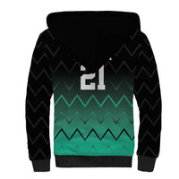 Tanzania Football Custom Sherpa Hoodie Retro 2023-24 Tanzania History - Wonder Print Shop