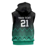 Tanzania Football Custom Sleeveless Hoodie Retro 2023-24 Tanzania History - Wonder Print Shop