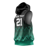 Tanzania Football Custom Sleeveless Hoodie Retro 2023-24 Tanzania History - Wonder Print Shop