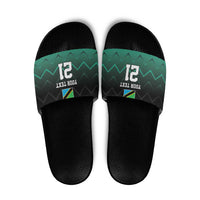 Tanzania Football Custom Slide Sandals Retro 2023-24 Tanzania History - Wonder Print Shop