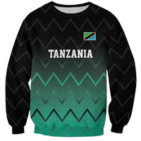 Tanzania Football Custom Sweatshirt Retro 2023-24 Tanzania History - Wonder Print Shop