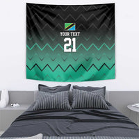 Tanzania Football Custom Tapestry Retro 2023-24 Tanzania History - Wonder Print Shop