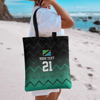 Tanzania Football Custom Tote Bag Retro 2023-24 Tanzania History - Wonder Print Shop