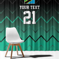 Tanzania Football Custom Window Curtain Retro 2023-24 Tanzania History - Wonder Print Shop
