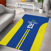 Tanzania Football Custom Area Rug Taifa Stars Go Champion - Wonder Print Shop