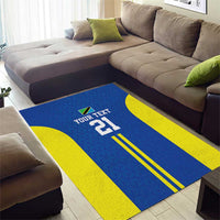 Tanzania Football Custom Area Rug Taifa Stars Go Champion - Wonder Print Shop