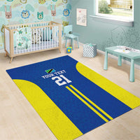 Tanzania Football Custom Area Rug Taifa Stars Go Champion - Wonder Print Shop