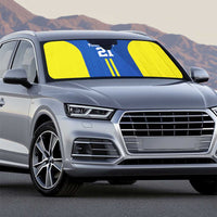 Tanzania Football Custom Auto Sun Shade Taifa Stars Go Champion - Wonder Print Shop