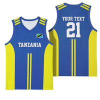 Tanzania Football Custom Basketball Jersey Taifa Stars Go Champion - Wonder Print Shop