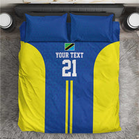 Tanzania Football Custom Bedding Set Taifa Stars Go Champion - Wonder Print Shop