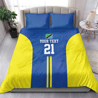 Tanzania Football Custom Bedding Set Taifa Stars Go Champion - Wonder Print Shop