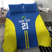 Tanzania Football Custom Bedding Set Taifa Stars Go Champion - Wonder Print Shop