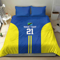 Tanzania Football Custom Bedding Set Taifa Stars Go Champion - Wonder Print Shop