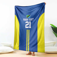 Tanzania Football Custom Blanket Taifa Stars Go Champion - Wonder Print Shop