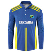 Tanzania Football Custom Button Sweatshirt Taifa Stars Go Champion - Wonder Print Shop