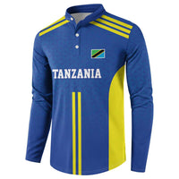 Tanzania Football Custom Button Sweatshirt Taifa Stars Go Champion - Wonder Print Shop