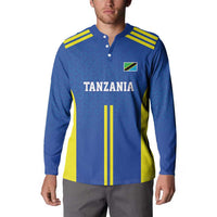 Tanzania Football Custom Button Sweatshirt Taifa Stars Go Champion - Wonder Print Shop