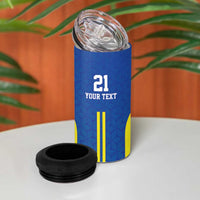 Tanzania Football Custom 4 in 1 Can Cooler Tumbler Taifa Stars Go Champion - Wonder Print Shop