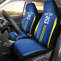 Tanzania Football Custom Car Seat Cover Taifa Stars Go Champion - Wonder Print Shop