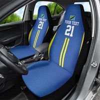Tanzania Football Custom Car Seat Cover Taifa Stars Go Champion - Wonder Print Shop