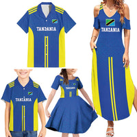Tanzania Football Custom Family Matching Summer Maxi Dress and Hawaiian Shirt Taifa Stars Go Champion - Wonder Print Shop