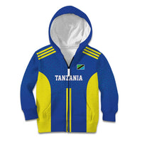 Tanzania Football Custom Kid Hoodie Taifa Stars Go Champion - Wonder Print Shop
