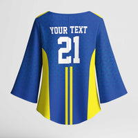 Tanzania Football Custom Kimono Sleeve Blouse Taifa Stars Go Champion - Wonder Print Shop