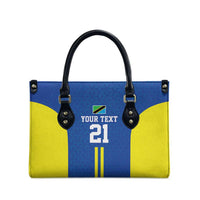 Tanzania Football Custom Leather Bag Taifa Stars Go Champion - Wonder Print Shop