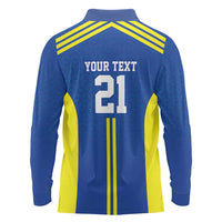 Tanzania Football Custom Long Sleeve Polo Shirt Taifa Stars Go Champion - Wonder Print Shop