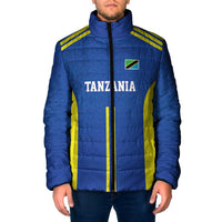 Tanzania Football Custom Padded Jacket Taifa Stars Go Champion - Wonder Print Shop
