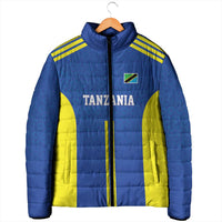 Tanzania Football Custom Padded Jacket Taifa Stars Go Champion - Wonder Print Shop