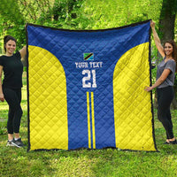 Tanzania Football Custom Quilt Taifa Stars Go Champion - Wonder Print Shop