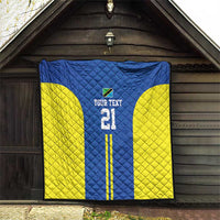 Tanzania Football Custom Quilt Taifa Stars Go Champion - Wonder Print Shop