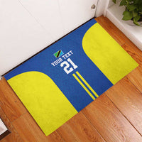 Tanzania Football Custom Rubber Doormat Taifa Stars Go Champion - Wonder Print Shop