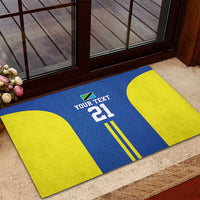 Tanzania Football Custom Rubber Doormat Taifa Stars Go Champion - Wonder Print Shop