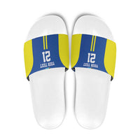 Tanzania Football Custom Slide Sandals Taifa Stars Go Champion - Wonder Print Shop