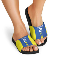 Tanzania Football Custom Slide Sandals Taifa Stars Go Champion - Wonder Print Shop