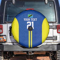 Tanzania Football Custom Spare Tire Cover Taifa Stars Go Champion - Wonder Print Shop