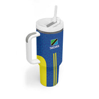 Tanzania Football Custom Tumbler With Handle Taifa Stars Go Champion - Wonder Print Shop