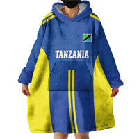 Tanzania Football Custom Wearable Blanket Hoodie Taifa Stars Go Champion - Wonder Print Shop