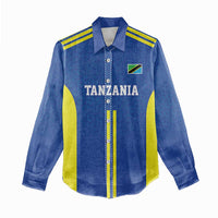 Tanzania Football Custom Women Casual Shirt Taifa Stars Go Champion - Wonder Print Shop