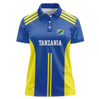 Tanzania Football Custom Women Polo Shirt Taifa Stars Go Champion - Wonder Print Shop