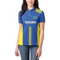 Tanzania Football Custom Women Polo Shirt Taifa Stars Go Champion - Wonder Print Shop