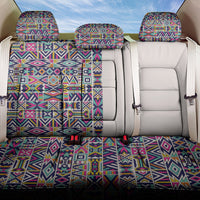 African Ndebele Art Patterns Back Car Seat Cover Beige Half Style