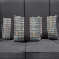 African Ndebele Traditional Attire Pillow Cover Black Ndebele Stripe