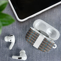 African Ndebele Traditional Attire AirPods Case White Ndebele Stripe