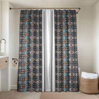 African Ndebele Traditional Attire Bathroom Set White Ndebele Stripe