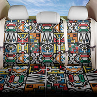 African Geometric Ndebele Patterns Back Car Seat Cover
